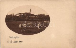 Székelyhíd church, cattle (EB)