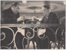 cca 1920-1930 Kabos Gyula és Gózon Gyula közös filmszerepben, 14x19 cm