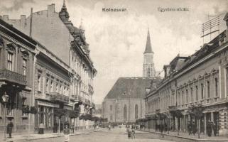 Kolozsvár, Egyetem utca / street