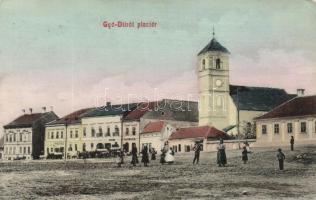 Ditró, Piactér 'Brassói lapok kiadása' / market place