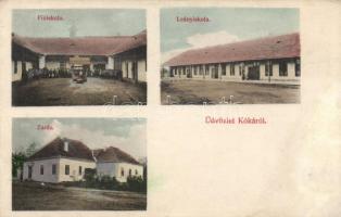 Kóka fiú- és leányiskola, zárda (ázott / wet damage)