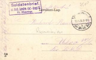 Kovászna, clover, Art Nouveau litho