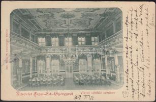 Sepsiszentgyörgy, Városi színház; Benkő M. kiadása / theatre interior (small tear)