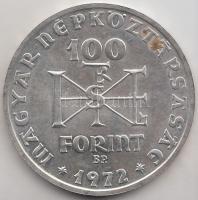 1972. 50Ft Ag + 100Ft Ag "Szt.István" pár T:BU