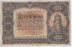 1920. 1000K "Orell Füssli - Zürich" T:III-