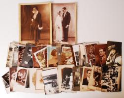 cca 1900-1930 62 darab vegyes, nagyrészt műtermi fotó