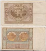 Lengyelország 1929. 50Zl + 1936. 20Zl + 1940. 100Zl + 1941. 50Zl T:III(kis beszakadás),II-
Poland 19...