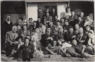 1965 Tilos a szerelem című film forgató csoportja, 11x17 cm