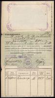 1929 Egervidéki vadásztársaság tagsági igazolvány, hozzá vadászjegy, vadászfegyver igazolvánnyal (fénykép nélkül) / Hunter id + gun licence