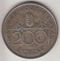 1992. 200Ft Ag "MNB" T:2 Adamo F13