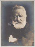 cca 1880 Victor Hugo portréja, 20x15 cm