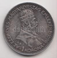 1896KB 1K Ag "Ferenc József" T:2- Adamo K5.2