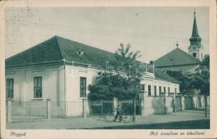 Negyed, Református templom, iskola (EK)