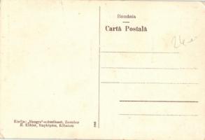 Székelyzsombor, Consum Hangya szövetkezet, malom, vár / cooperative, mill, castle