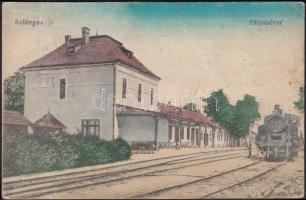 Belényes, vasútállomás; Süssmann Lázár kiadása / railway station (Rb)