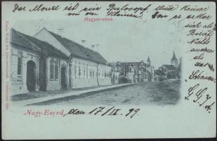 1899 Nagyenyed Magyar utca / street