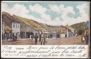 Lippa, Fő utca / main street (b)