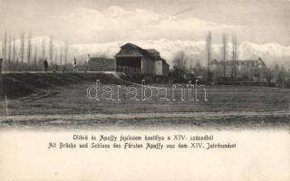 Fogaras, Olt-híd, Apafi-kastély / bridge, castle