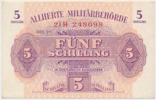Ausztria / nemzetközi megszállás 1944. 5Sch T:I- Austria / allied occupation 1944. 5 Schilling C:AU