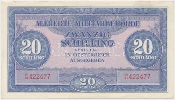 Ausztria / nemzetközi megszállás 1944. 20Sch T:I- Austria / allied occupation 1944. 20 Schilling C:AU