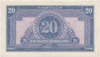 Ausztria / nemzetközi megszállás 1944. 20Sch T:I-
Austria / allied occupation 1944. 20 Schilling C:A...