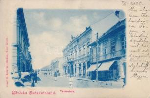 Szászváros, market street (Rb)