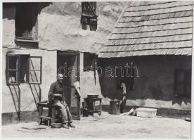 cca 1950-1960 Jelzetlen szociofotó, 15x20 cm