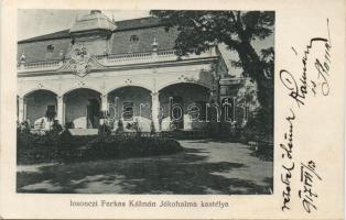 Jászjákóhalma, Jákóhalma; Losonczi Farkas Kálmán kastélya, Divald & Monostory