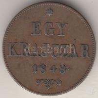 1848. 1Kr Cu T:2,2- Adamo B1