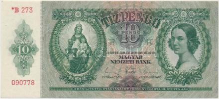 1936. 10P "*B 273 - 090778" gyári papírránccal T:I-