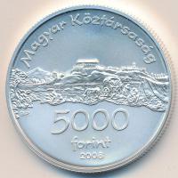2008. 5000Ft Ag "Siklósi Vár" T:BU Csak 4000db! tanúsítvánnyal