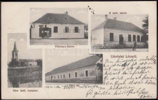 Lócs, Fürnberg üzlete, Báró lak, Római katolikus templom