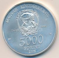 2006. 5000Ft Ag "Munkácsi vár" T:BU Tanúsítvánnyal Csak 4000db!