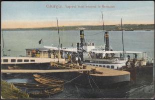 Giurgiu (Gyurgyevó) Ramadan port, ship (EB)