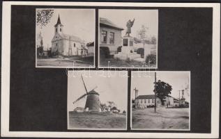 Tataháza malom, katonai emlékmű, templom