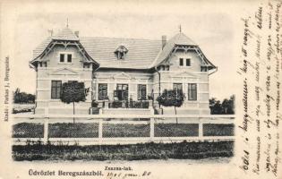 Beregszász, Zsazsa-lak; Farkas J. kiadása / villa
