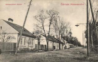 Aknaszlatina, utca / street; Berger Miksa kiadása