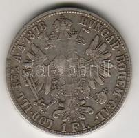 Ausztria 1878. 1Fl Ag T:2-/3+