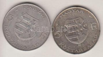 1947. 5Ft Ag "Kossuth" (2x) T:3
Adamo F8.1
