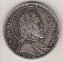 1938. 5P Ag "Szent István" T:2 Adamo P8.1