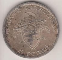 1938. 5P Ag "Szent István" T:2
Adamo P8.1