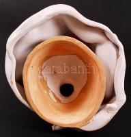 Győrbíró Enikő (1932-1999): Merengő. Festett kerámia, jelzett, sérült, m:20 cm