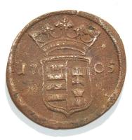 1705. II.Rákóczi Ferenc XPoltúra T:3/4 ü