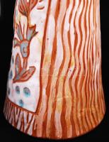 Kovács Margit (1902-1977): Olvasó. Festett kerámia, jelzett, sérült, ragasztott, m:33 cm / Girl with...