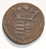 1705. II.Rákóczi Ferenc XPoltúra T:3/4