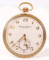 IWC Schaffhausen másodperc mutatós zsebóra Au 14K, működik, jelzett, átmérő 48 mm, bruttó:57 g/ IWC Schaffhausen pocketwatch, good condition, works well