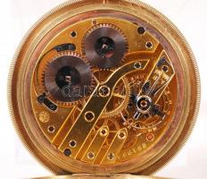 IWC Schaffhausen másodperc mutatós zsebóra Au 14K, működik, jelzett, átmérő 48 mm, bruttó:57 g/ IWC ...