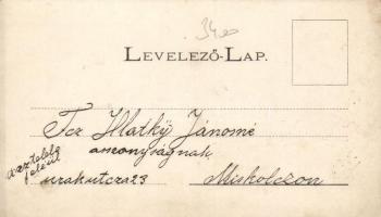 1898 Munkács, floral