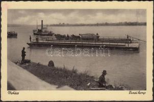 Mohács, dunai komp, Friedrich Oszkár kiadása