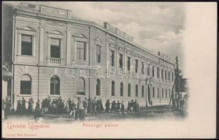 Ungvár, Pénzügyi Palota; Lévai Mór kiadása / Palace of finance (r)